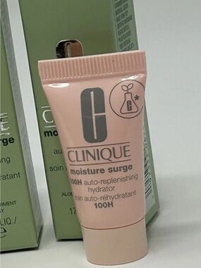 3 5ml Clinique Moisture Surge Hydrator - Pale Pink Hydrating Travel Tube